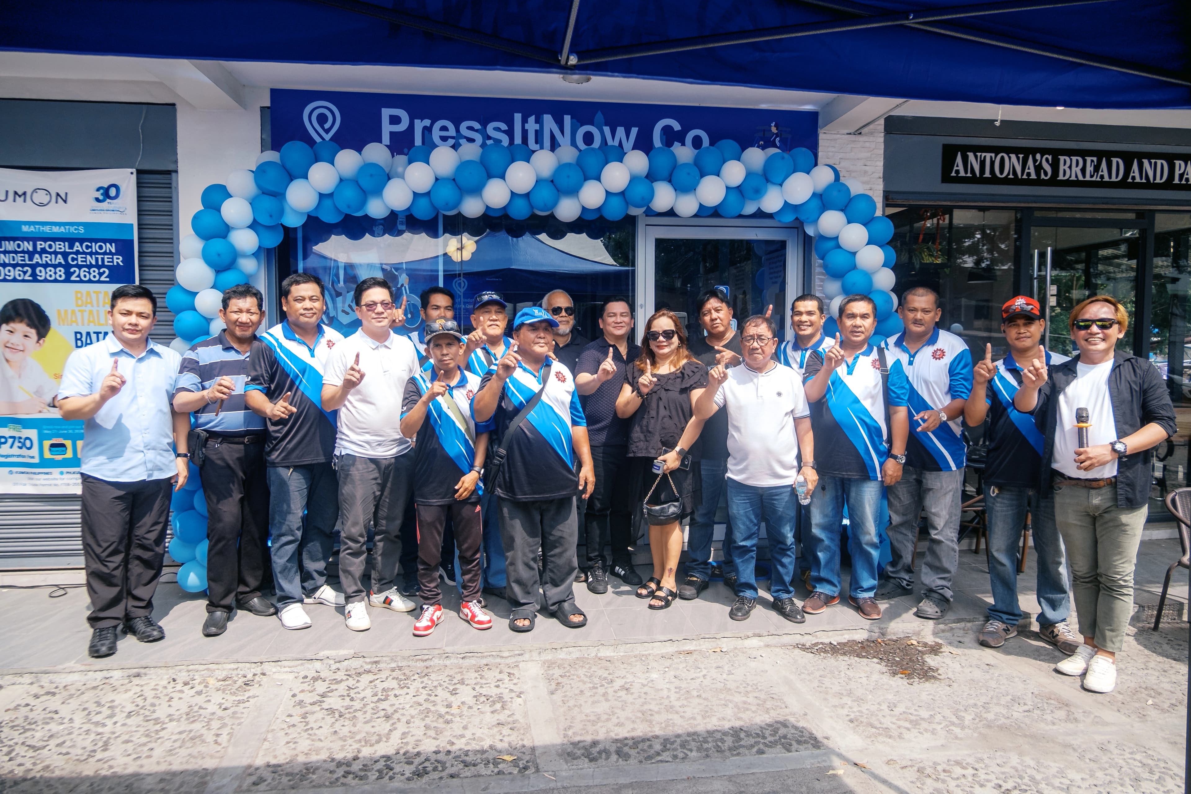 Grand launching of the Pindot Application in Candelaria with PressItNow Co. team and partners